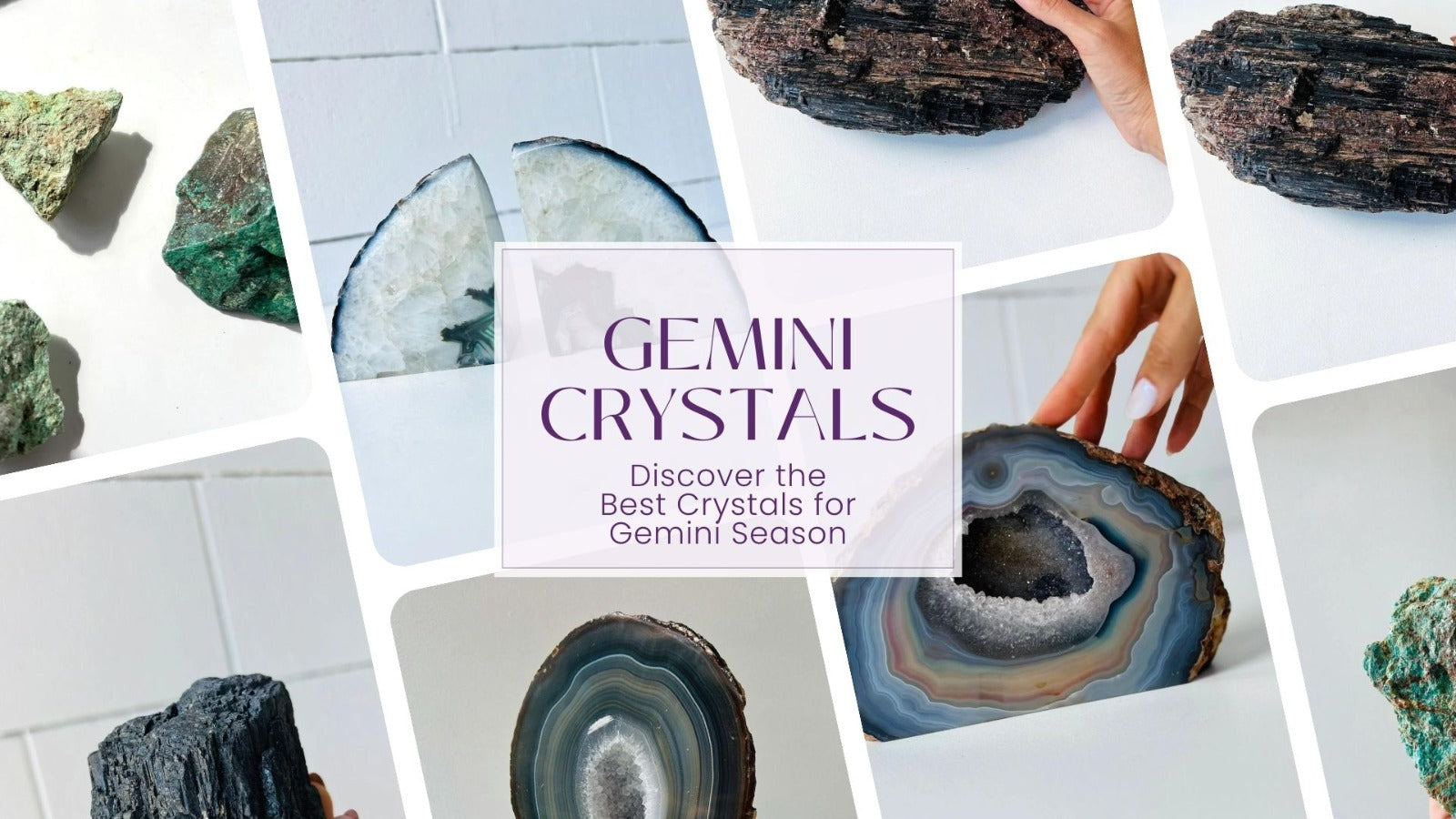 ✨ Gemini Season: Creating a Connection with Gemini Crystals! ✨