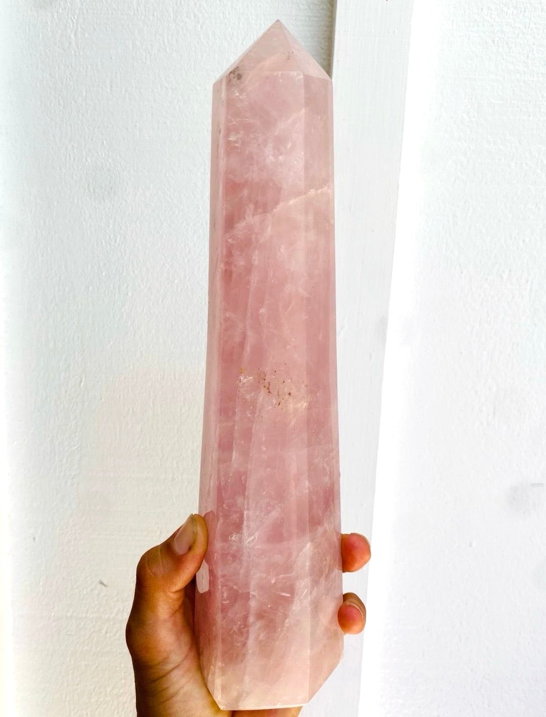 Large Rose Quartz Point  02