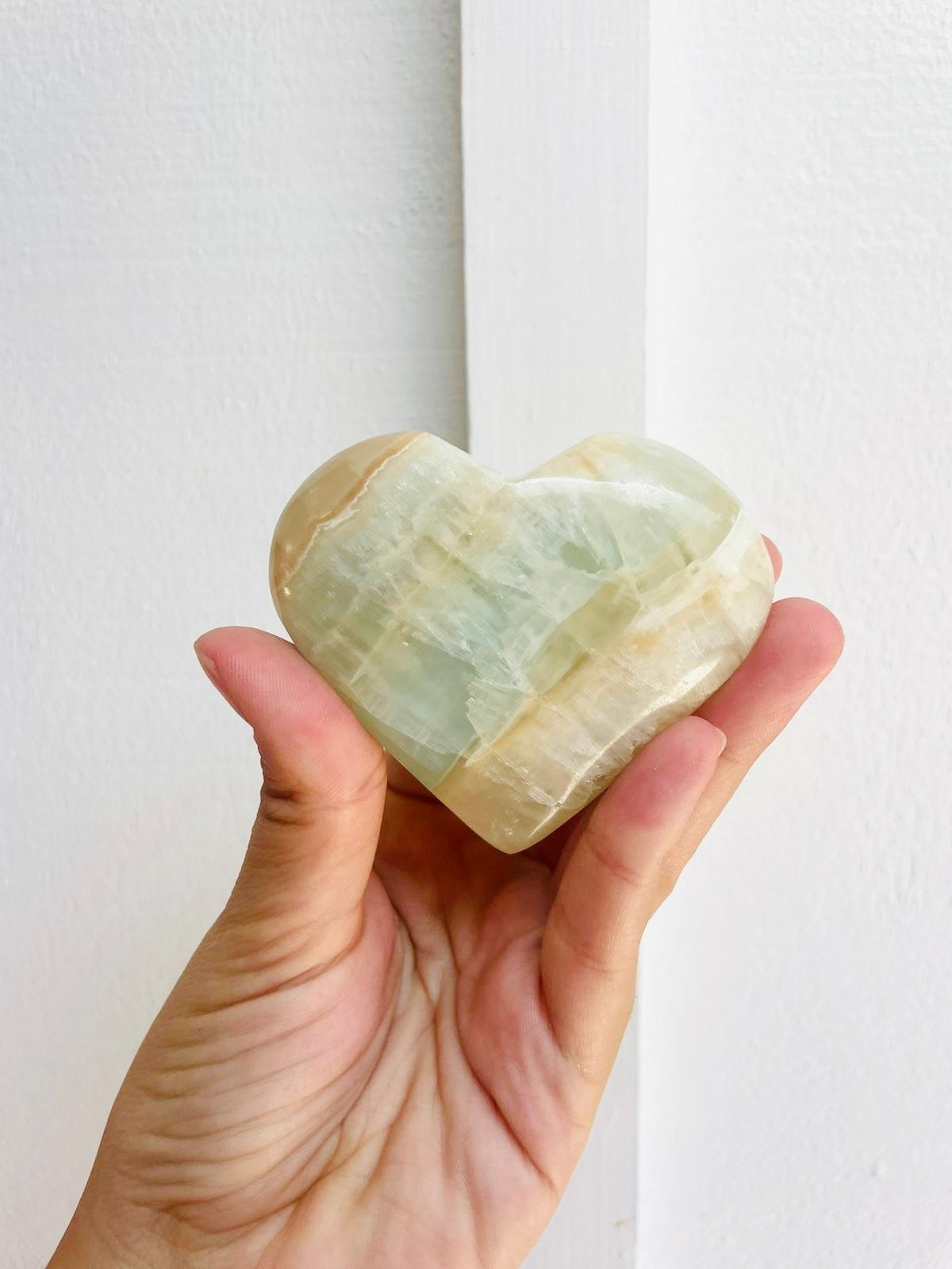 Caribbean Calcite Heart