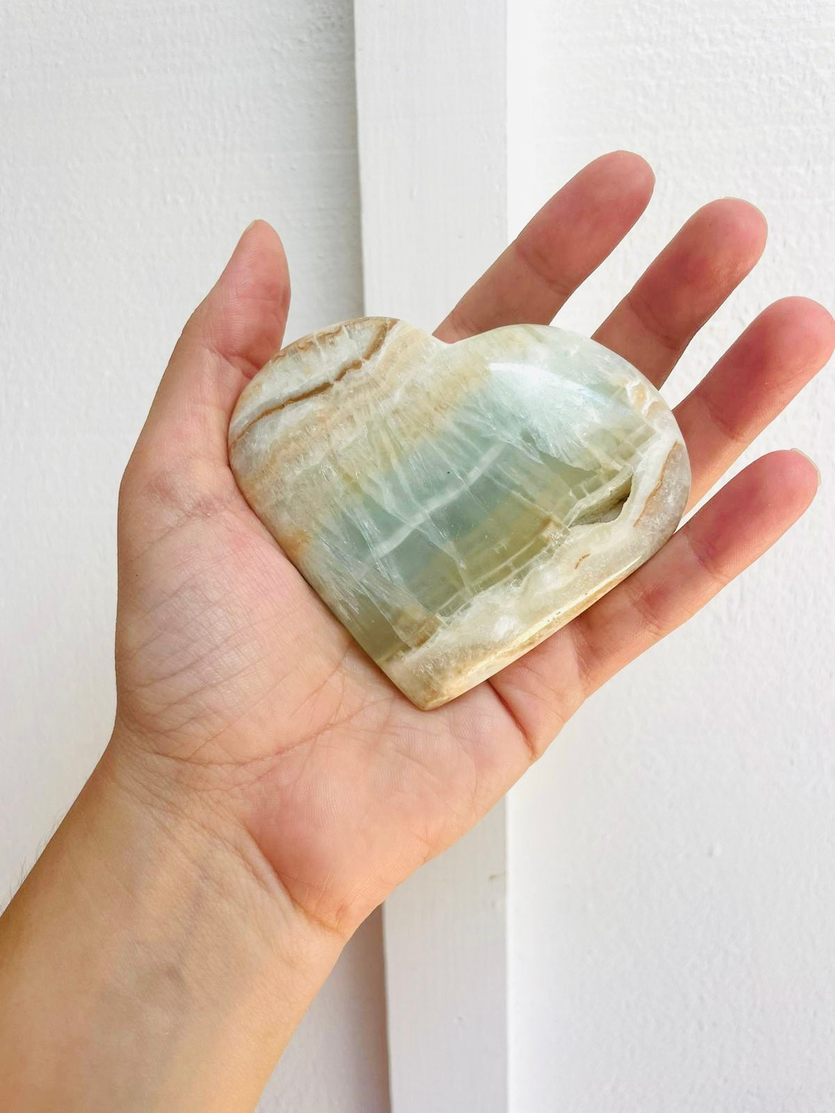 Caribbean Calcite Heart