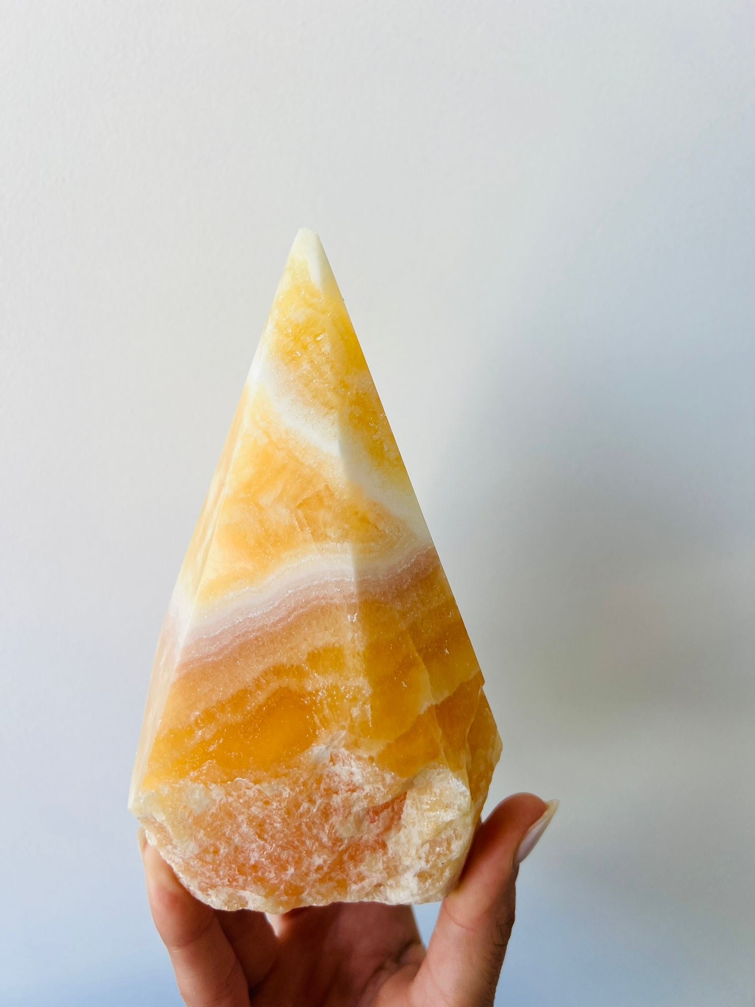 Orange Calcite Point