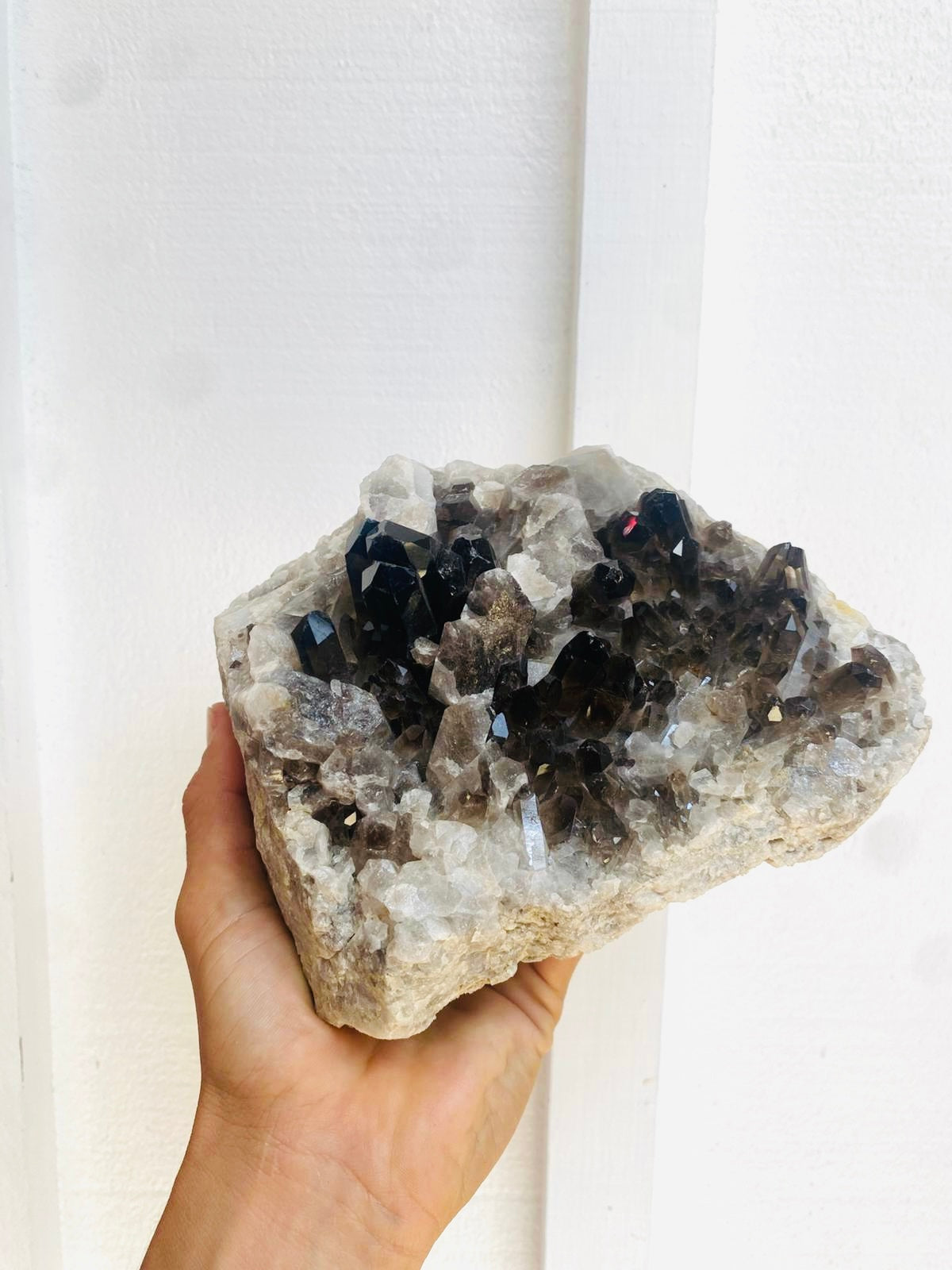 Smoky Quartz Cluster