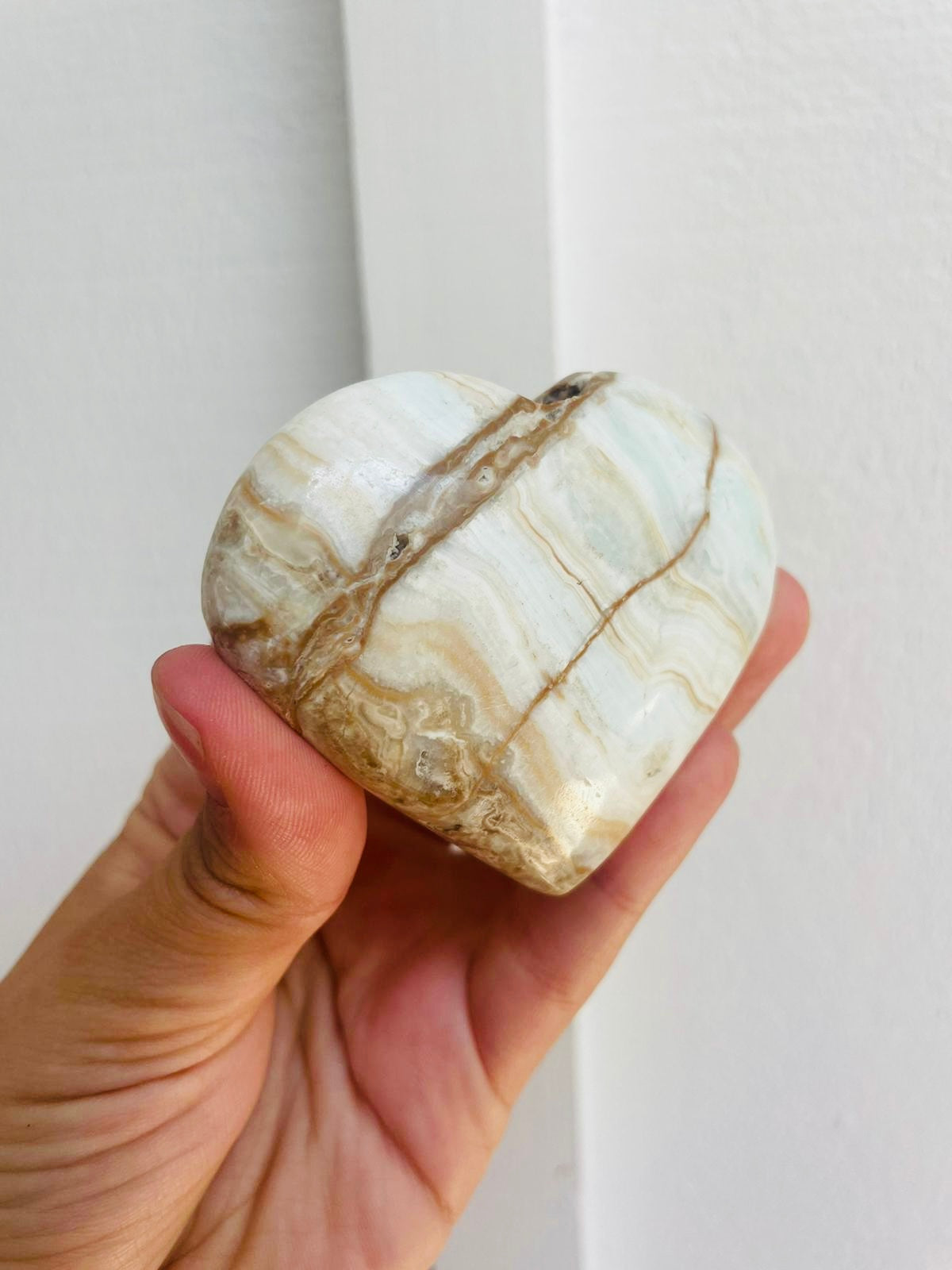 Caribbean Calcite Heart