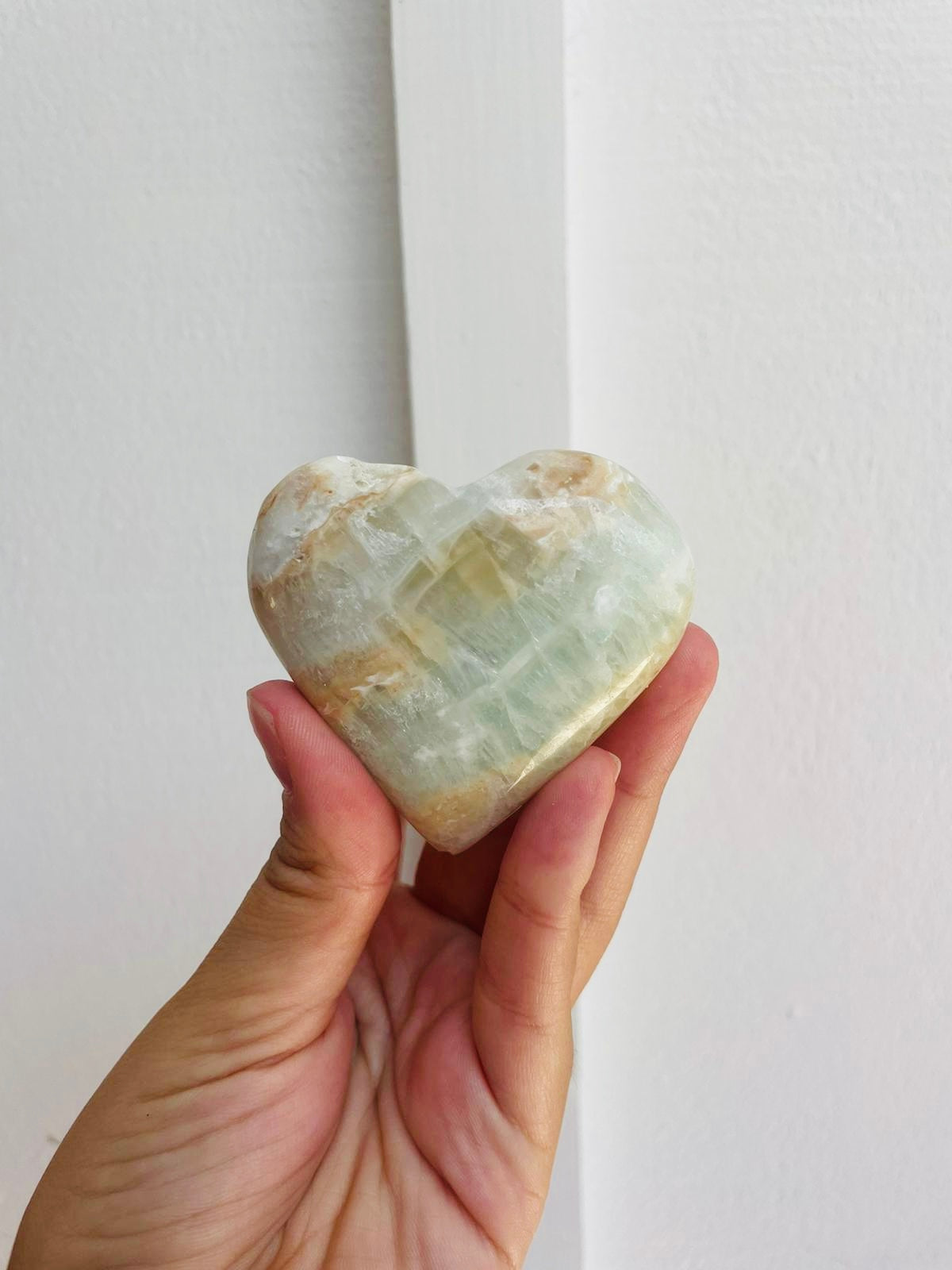 Caribbean Calcite Heart