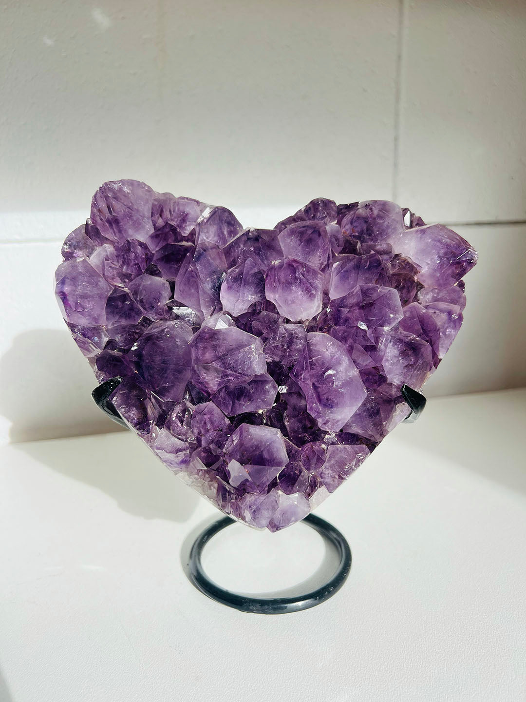 Large Amethyst Heart