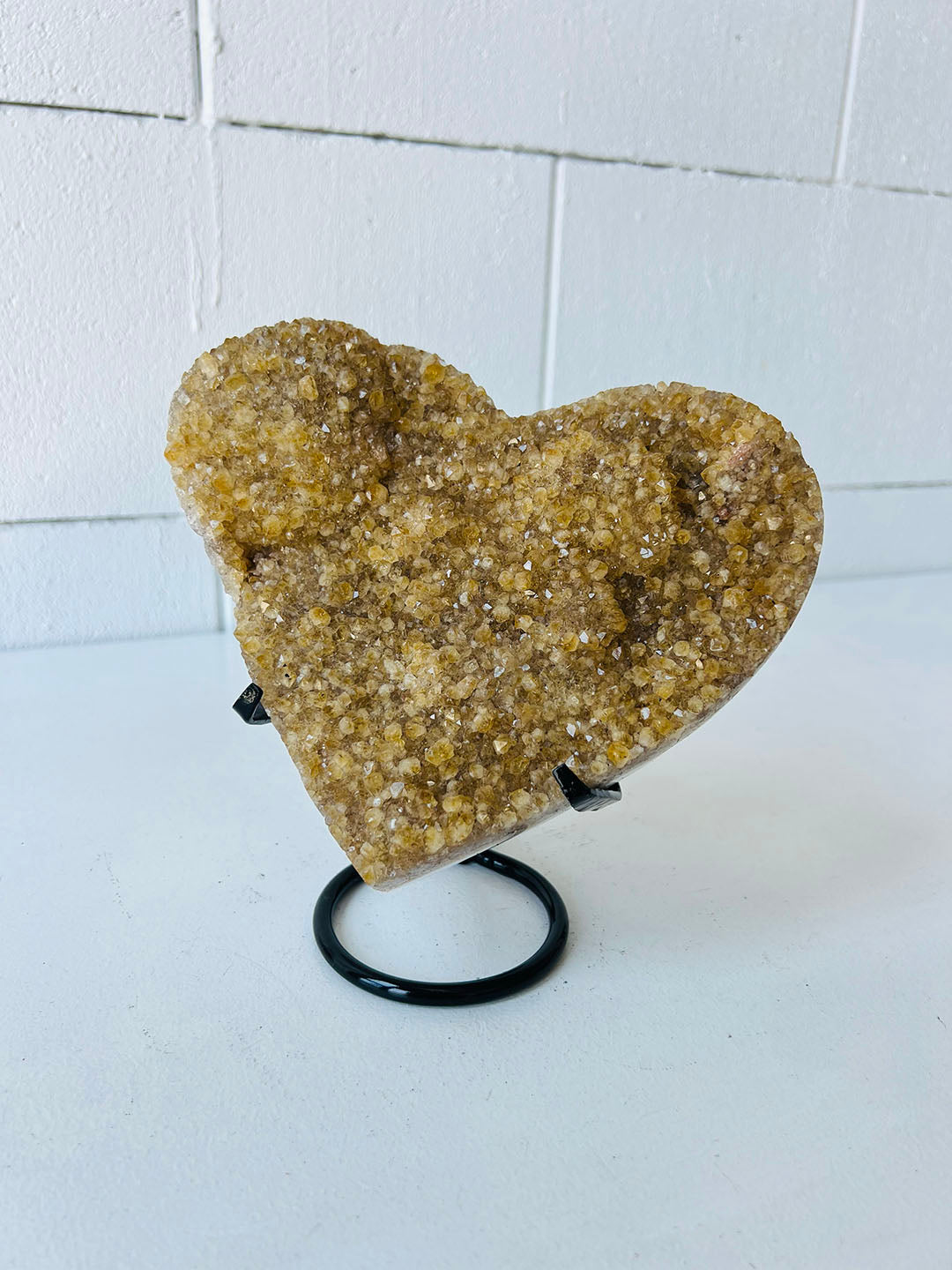 Large Citrine Heart