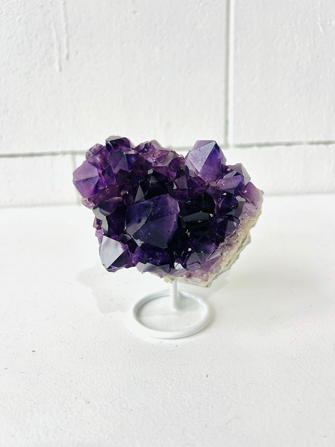 Amethyst cluster on Stand