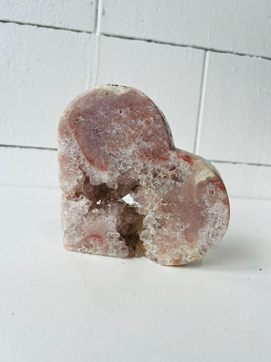 Pink Amethyst Heart