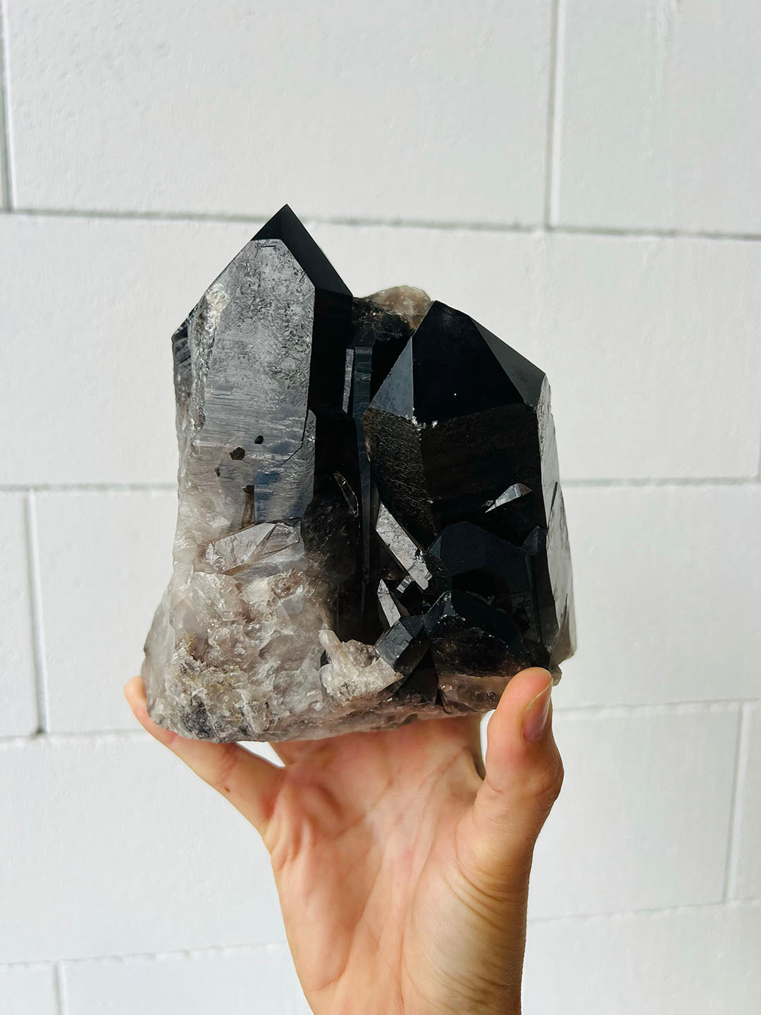 Smoky Quartz Cluster