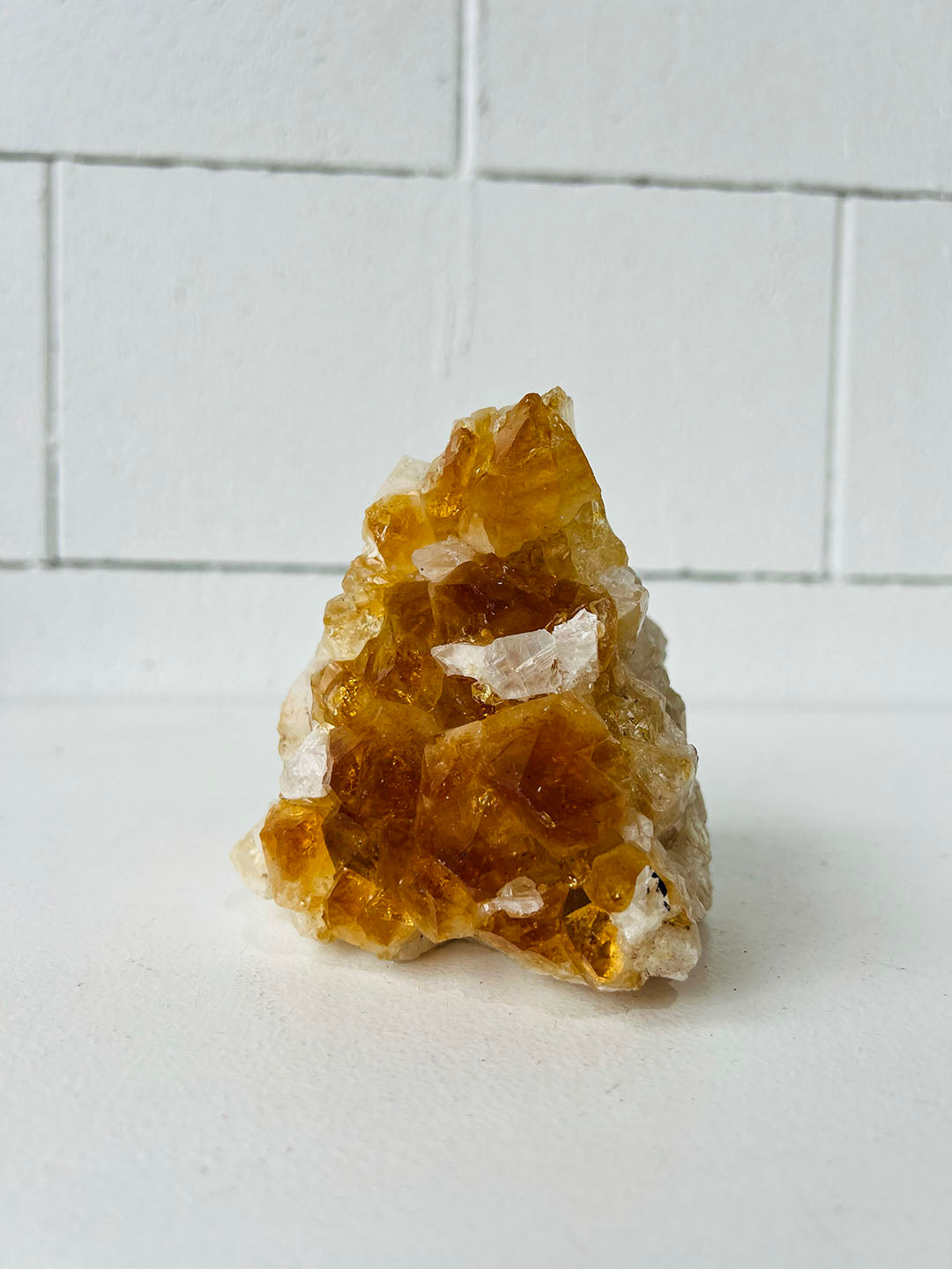 Citrine with Calcite