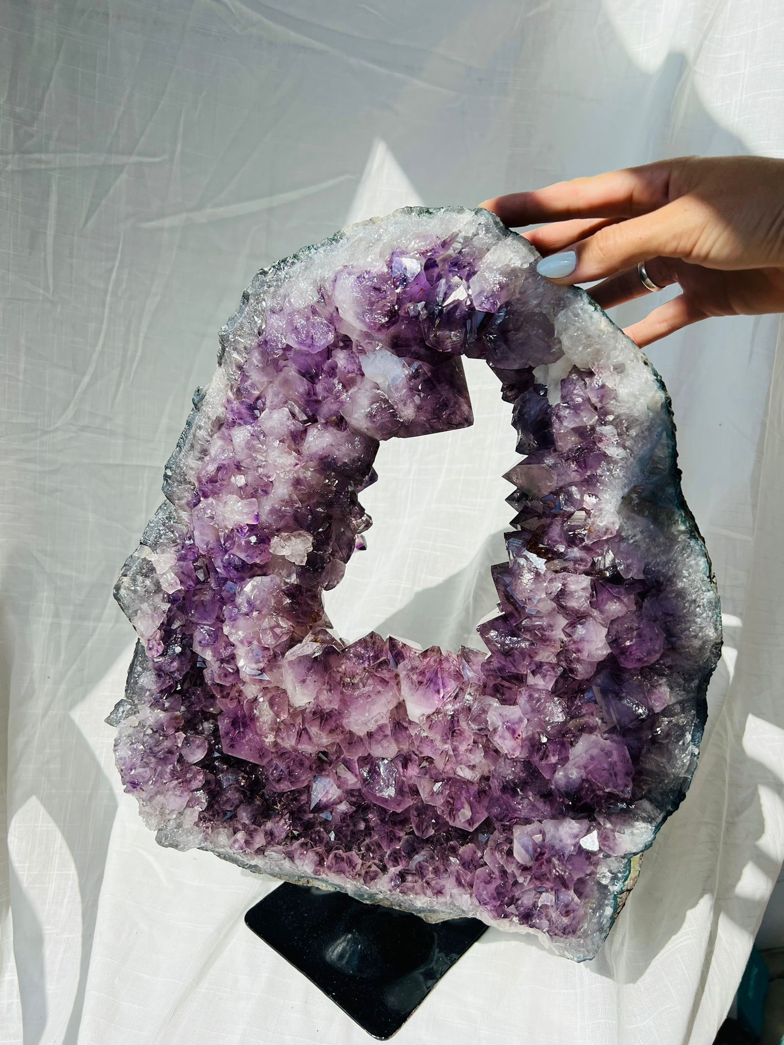 Large Amethyst on Stand