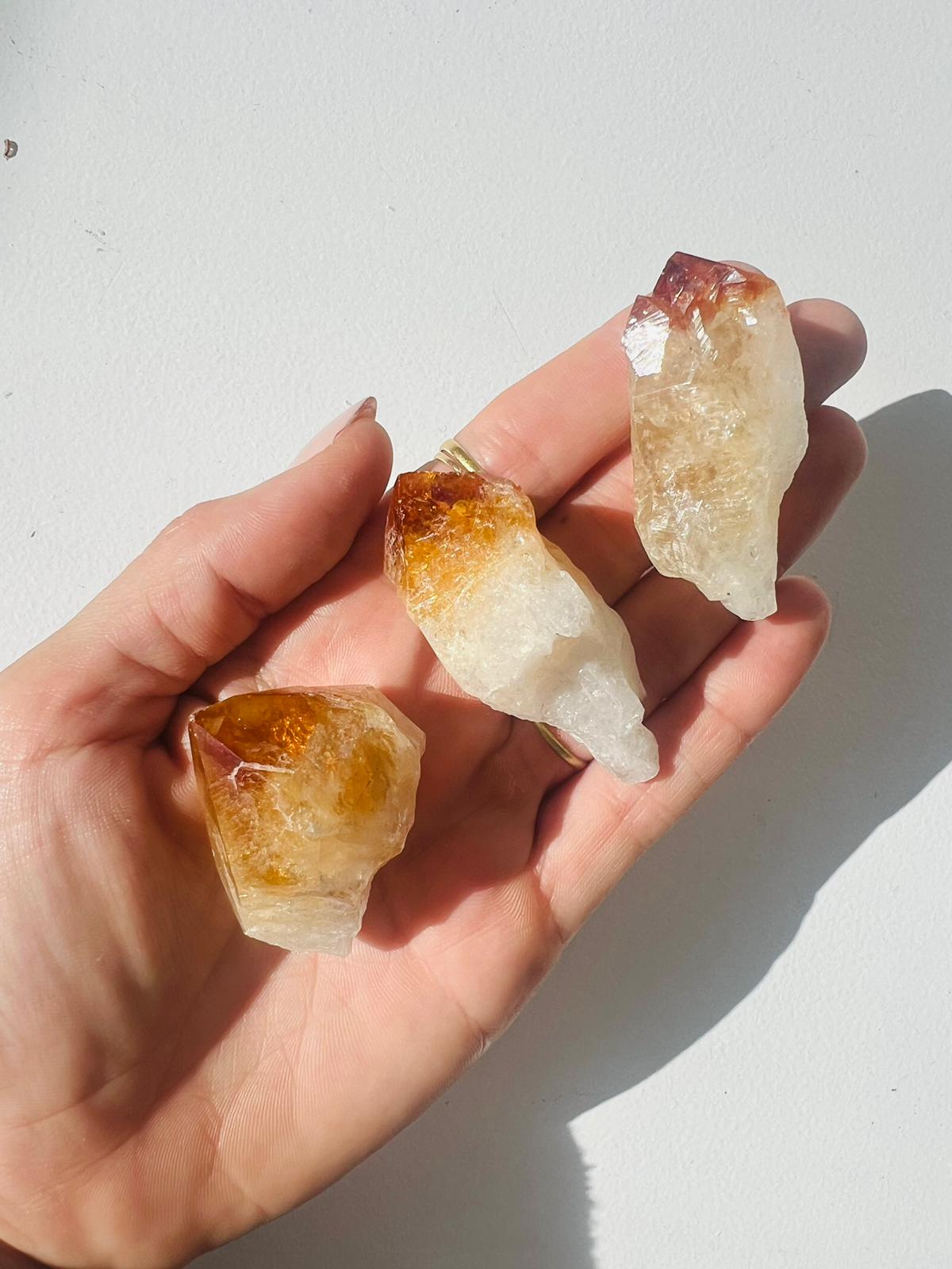 Small Citrine Points