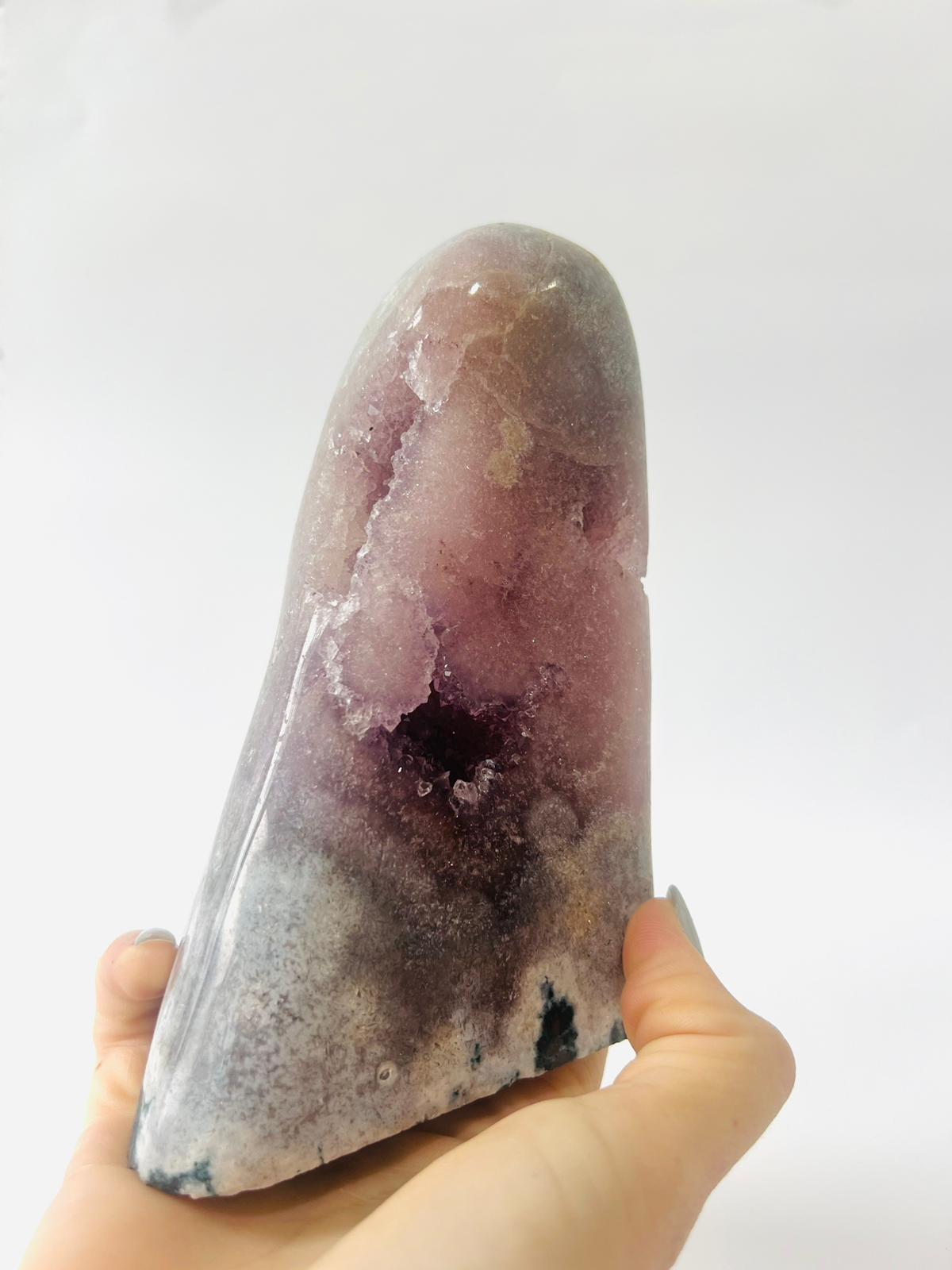 Pink & Purple Amethyst With Jasper