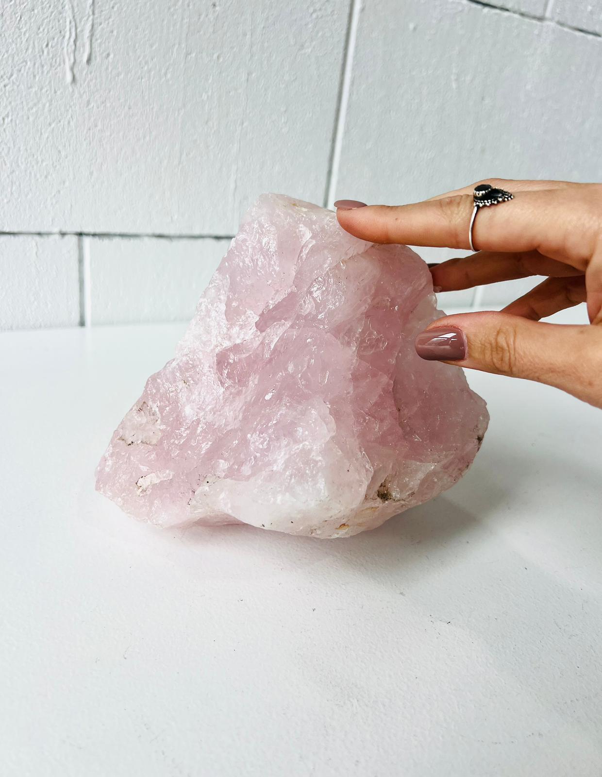 Raw Rose Quartz