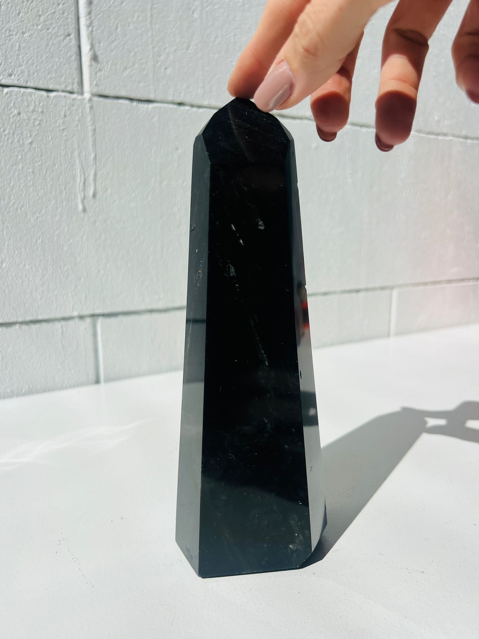 Large Black Obsidian Point