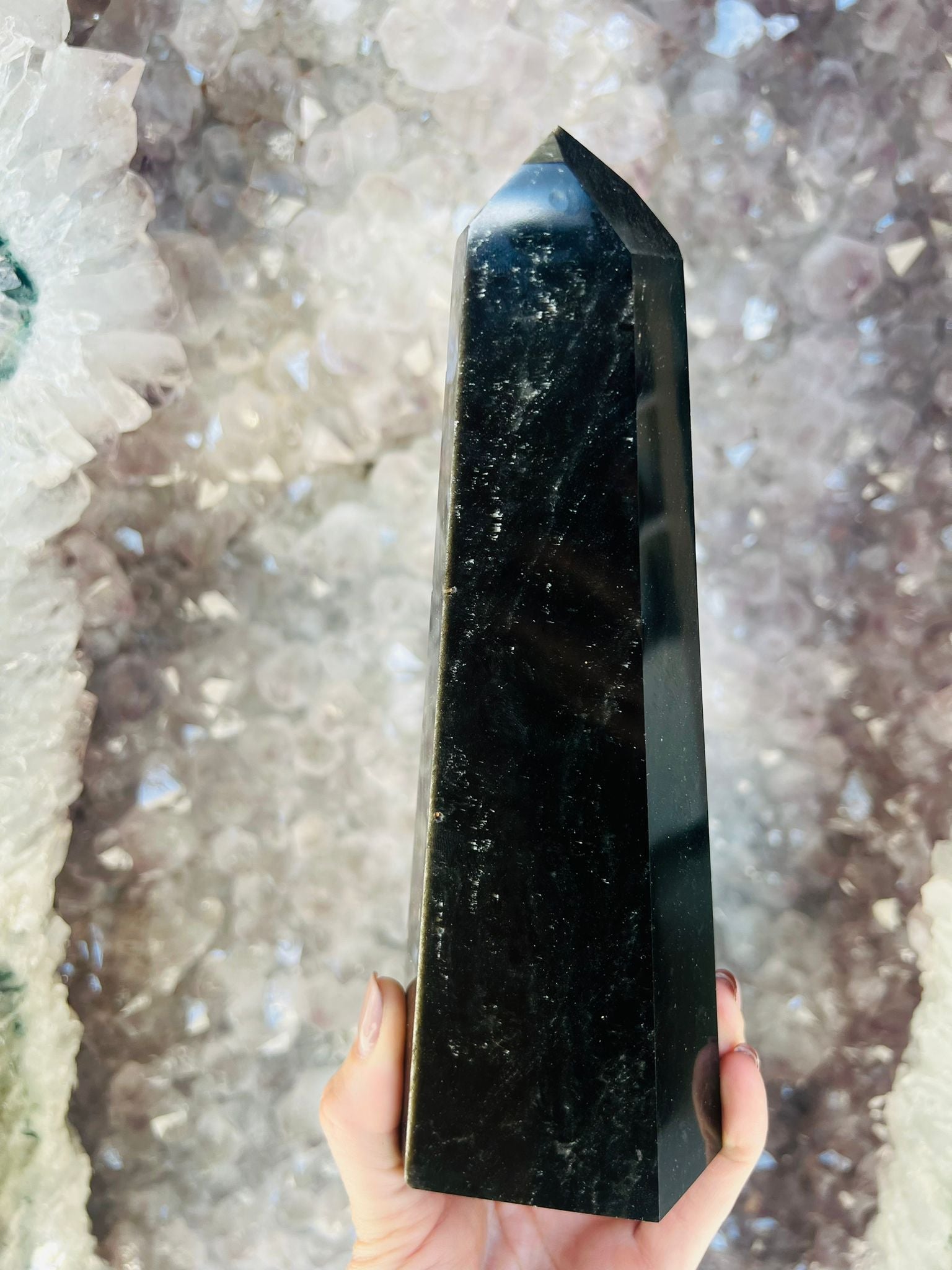 Large Black Obsidian Point