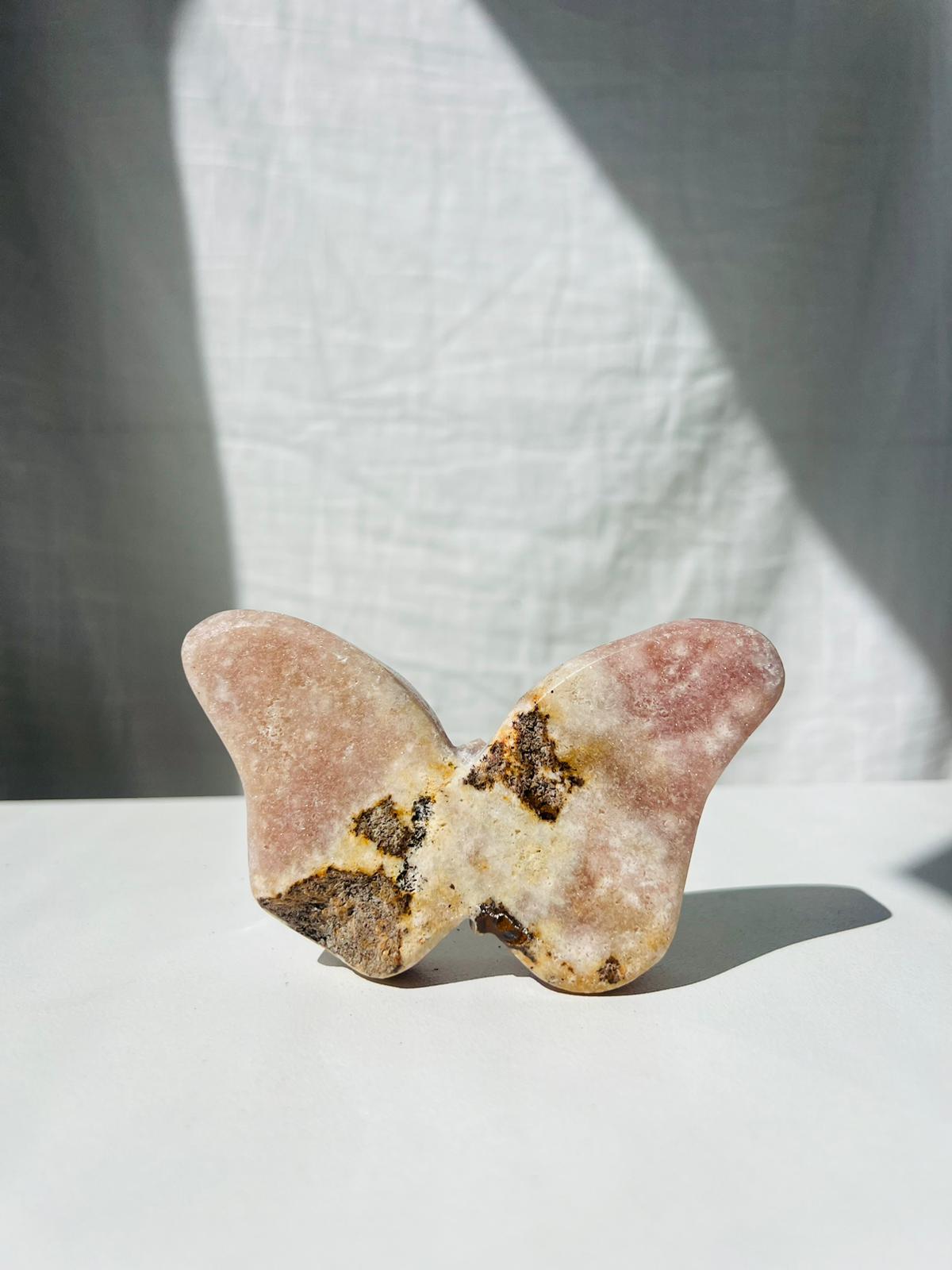 Pink Amethyst Butterfly