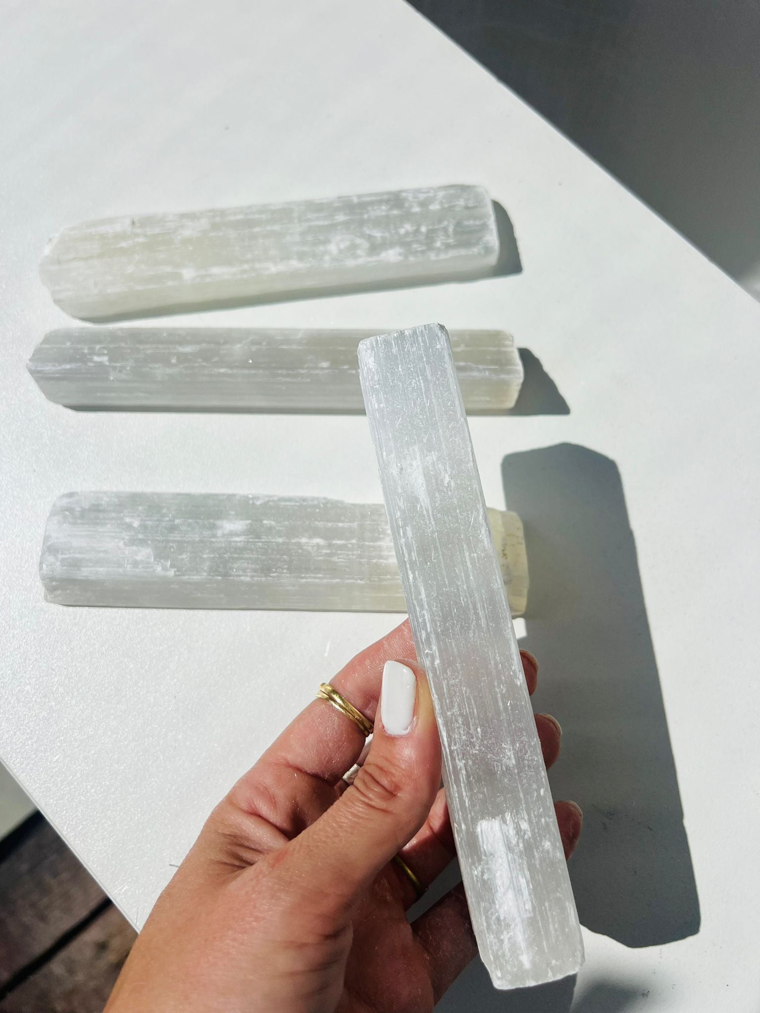 Selenite Wands