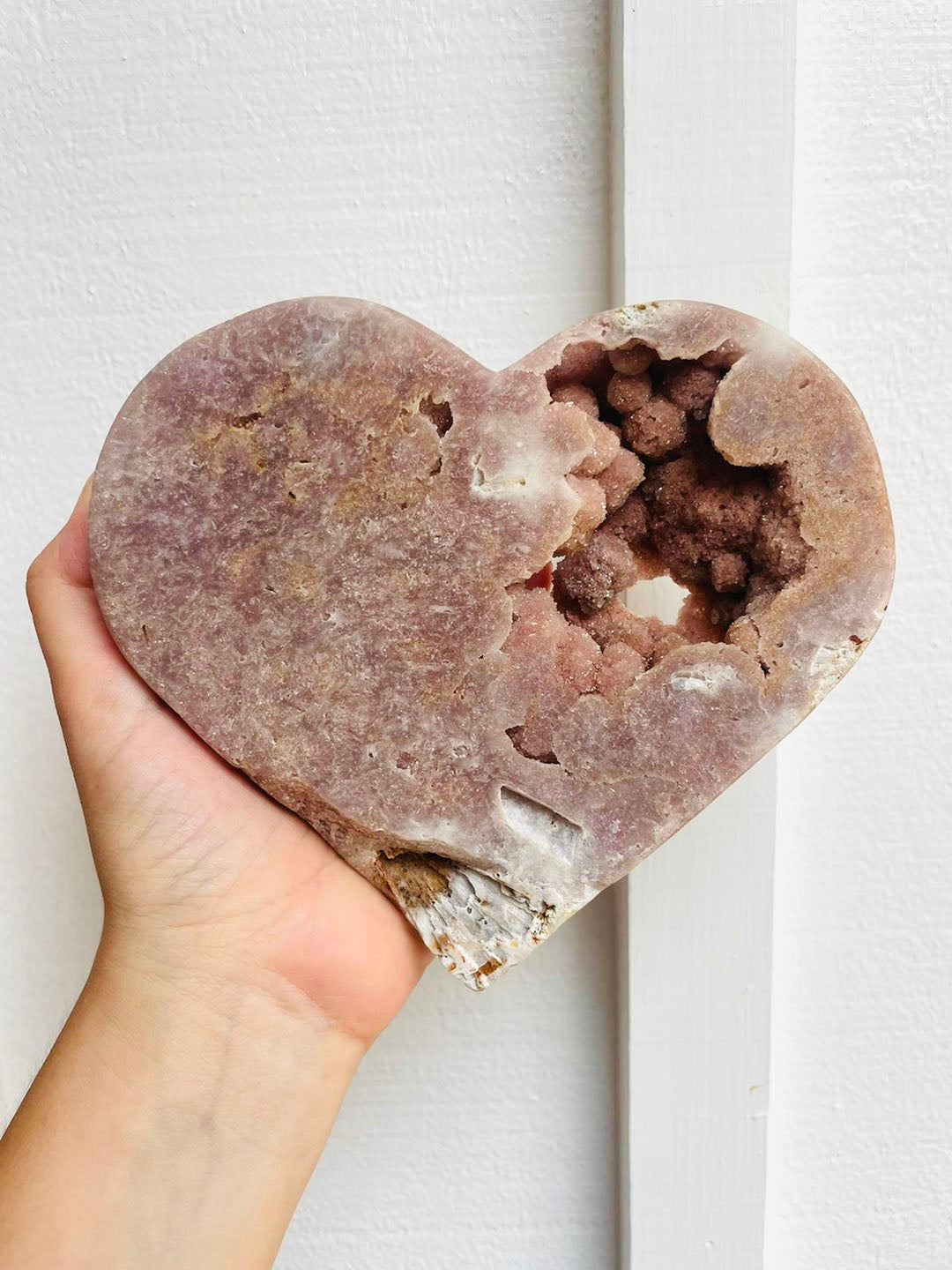 Pink Amethyst Heart