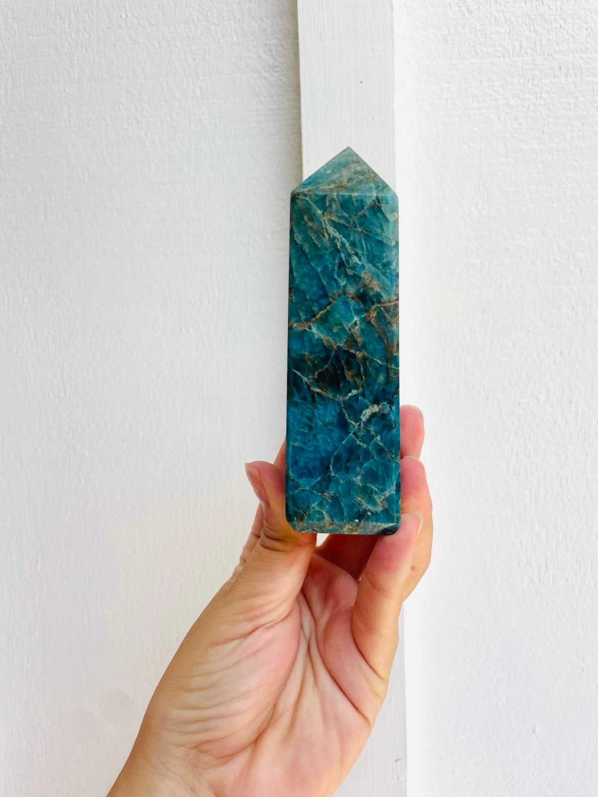 Blue Apatite Point