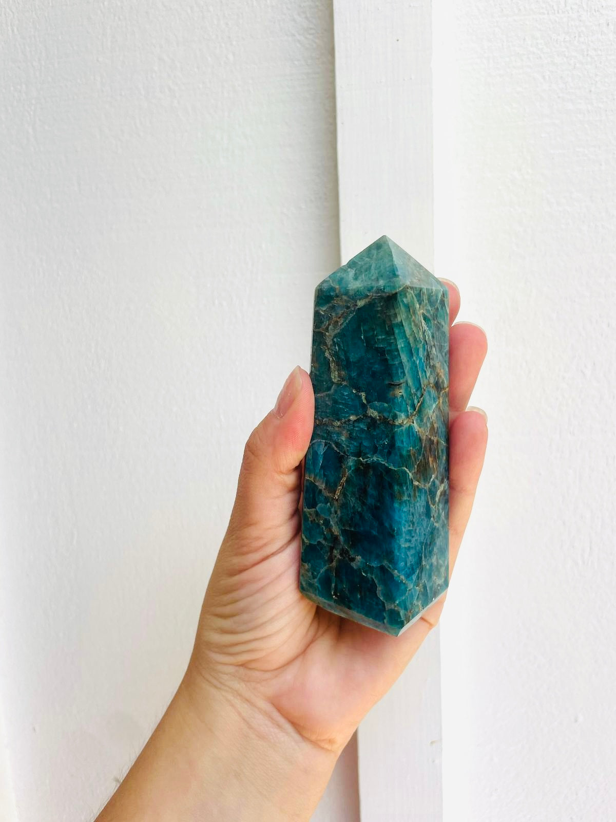 Blue Apatite Point