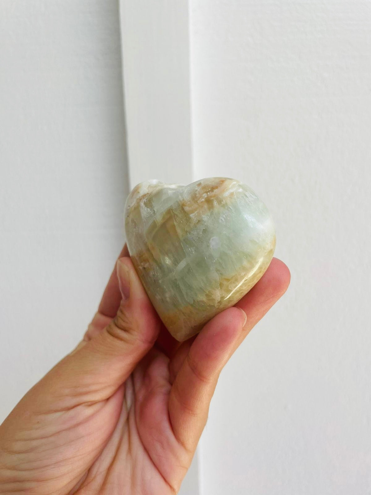 Caribbean Calcite Heart