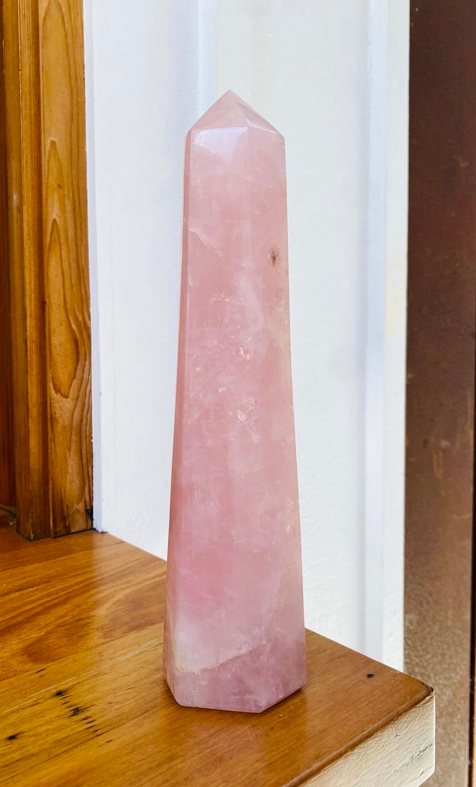 Large Rose Quartz Point  02