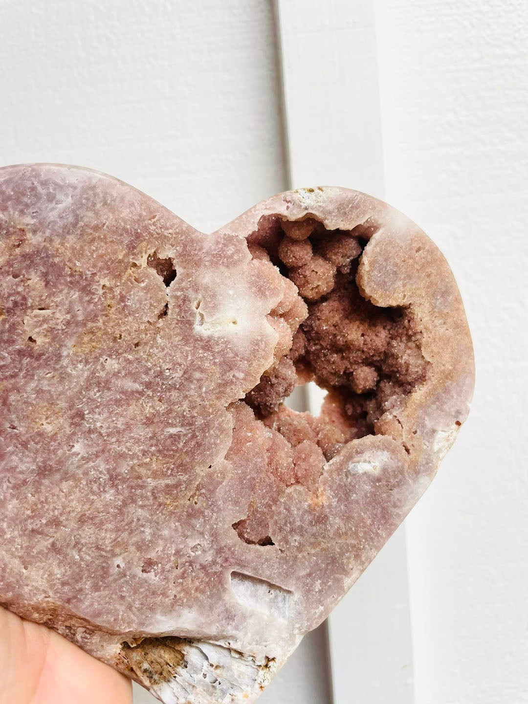 Pink Amethyst Heart